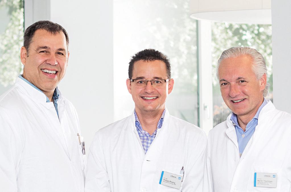 Team Unser von Dr. Thurnheer geleitetes Team besteht aus drei Chirurgen mit langjähriger Erfahrung im Bereich Allgemein- und Viszeralchirurgie.