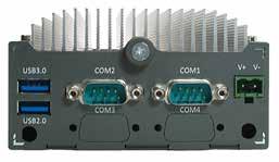5W) + 2x RS232 PCI / PCIe / mini-pcie: - / - / 1x DIO: Option: 4x DI 24V DC; 4x DO 6V bis 24V DC Kühlung: Passiv, lüfterlos Betriebstemperatur: -25 bis 60 C Betriebsspannung: 8V bis 35V DC