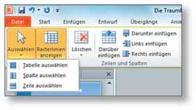 Änderungen im Text können auf gewohnte Weise durch Markieren und Korrigieren vorgenommen werden.