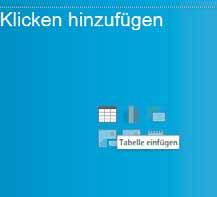 Übungsbeispiel Tabelle In unserer Folie 5 fehlen noch ein paar Informationen. Die Überschrift verheißt etwas Traditionelles.