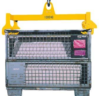 1.3 Lastaufnahmemittel Gitterbox-Traversen/Paletten-Traversen TIGRIP Gitterbox-Traversen für den Krantransport von Norm-Gitterboxen D Typ Traglast Eig.- Gew. kg kg EUR TTS-1,0/1240-810 1.000 38 1.