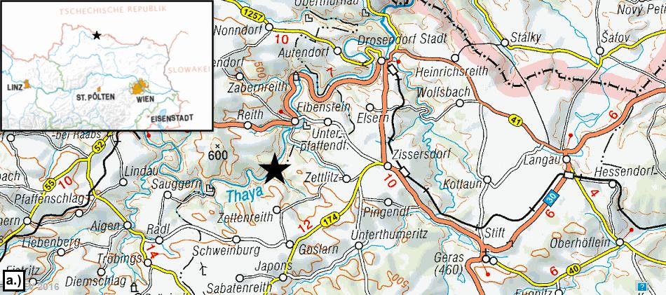 1.1 Geografische Lage Die untersuchte Grafitlagerstätte befindet sich im nördlichen Waldviertel in Niederösterreich.