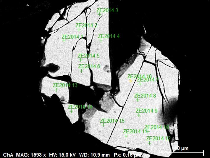 6. 4. 1 P y r it Pyrit ist die einzige auftretende Sulfid Phase in den Grafitschiefern und im Kalzitmarmor.