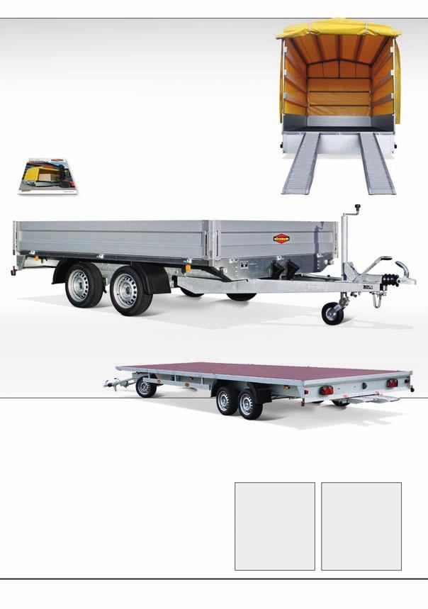 CHF-Serie (Cargo-Hochlader mit niedriger Ladehöhe) DS-Serie (Drehschemelanhänger, Hochlader) 17 Extrem gut bei extremen Anforderungen.