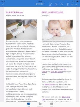 Werbemöglichkeiten bei Babymamas I Redaktioneller Beitrag (Advertorial) Newsletter plus Webseite: Der Text erscheint einmalig im Newsletter sowie auf unserer Webseite, wo er