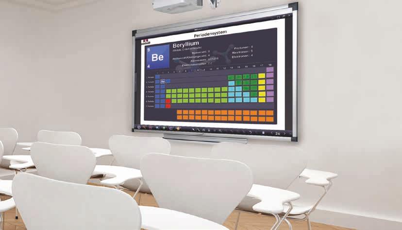 e-board PROFESSIONAL e-board Touch Der Mittelpunkt jeder Komplettlösung Verleihen Sie Ihrem Unterricht eine neue Dimension!
