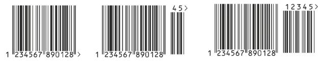 9 Durch Eingabe von "0" in das Eingabefeld für die Größe können Sie die Textgröße auf den Standardwert für den ausgewählten Barcodetyp zurücksetzen.