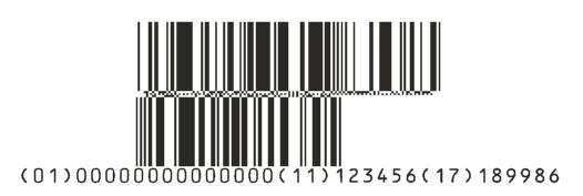 9 Barcodetext-Parameter Für den Menschen lesbaren Text hinzufügen Diese Option gibt an, ob der Code des Barcodes als normaler Text sichtbar sein soll oder nicht.