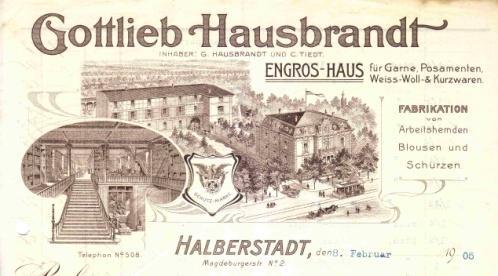 Heilbronner & Söhne, Weberei und Kleider Gegründet 1812. Abb. der großen Fabrikanlage.