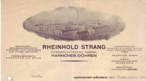 der Produktionsstätte in floraler Umrandung mit Hopfen. 1.Juni.1927. Knickfalten, Abheftlochung.