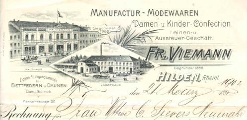 Los 0379 Ausruf: 12 Höxter, 1932: Höxtersche Gummifädenfabrik GmbH Gegründet 1872. Abb. des Fabrikgebäudes.