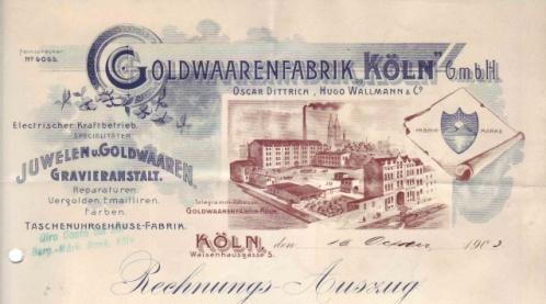 (siehe auch Los 492) Los 0395 Ausruf: 24 Köln, 1896: Rheinische Vaseline-Oel- & Fett-Fabrik Gebr.