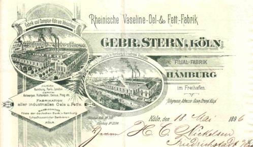 (E021) Los 0389 Ausruf: 15 Köln, 1903: Goldwarenfabrik Köln GmbH, Oscar Dittrich, Hugo Wallmann & Co. Abb.