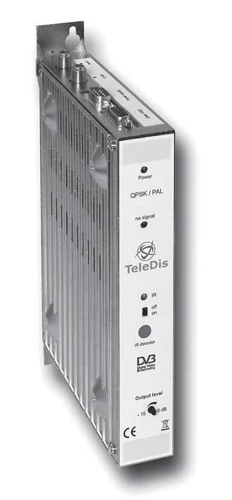 DVB-S QPSK-PAL Single VHF Sonderbereiche TSH 2052 USB TSH 2022 ESB Merkmale: IR Empfänger integriert Stromversorgung vom TSH Netzteil Aktive Durchschleusung der Eingangssignale Features: infrared