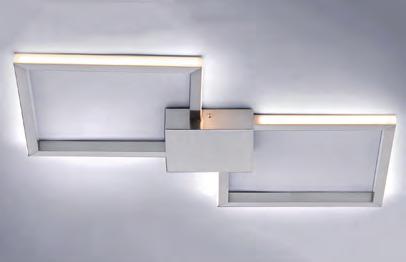 : 55299 [4] LED-Pendelleuchte Metall, nickel, B 000-500, ausziehbar inkl.