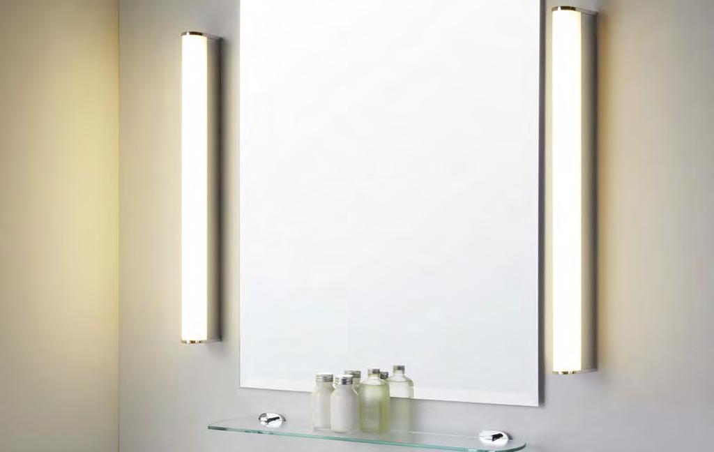 Die in unterschiedlichen Varianten und Längen lieferbaren Leuchten sind die perfekte Ergänzung für jedes Bad.