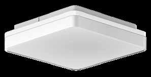 LED-Deckenleuchte Armatur Metall, Abdeckung Kunststoff weiß, Höhe 3,3 cm, inklusive LED, nicht tauschbar, EEK A++ Ø 30 cm warmweiß, 15 Watt, 1600 Lumen Art.Nr.