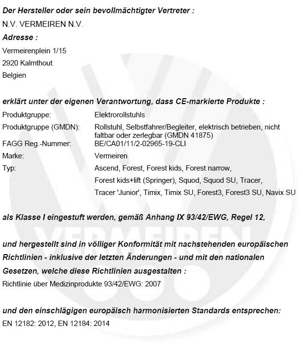 ..) Wir übernehmen keine Gewähr bei Schäden, die durch konstruktive Veränderungen an unseren Produkten, mangelnde Wartung, fehlerhafte oder unsachgemäße Behandlung oder Lagerung oder Verwendung von