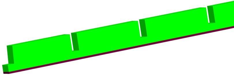 Verkleben Sie die Hinteren Hilfsholme mit der CFK Verstärkung 3 x 0,5 x 1000mm Setzten Sie die Hilfsholme ohne Abstand zueinander auf