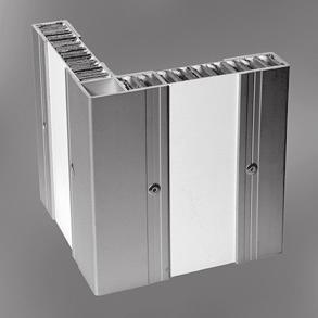Im Gegensatz zu herkömmlichen Wabenkern-Verbundplatten werden die Systemkomponenten Aluminiumwabenkern und Aluminium-