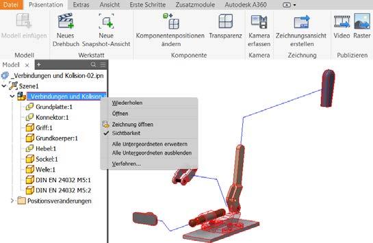 Autodesk Inventor: 3D-Bemaßung und Beschriftung von Explosionsdarstellungen von Frank Arch, Mensch und Maschine Limburg Autodesk hat mit der Version 2016 den Inventor Publisher in der