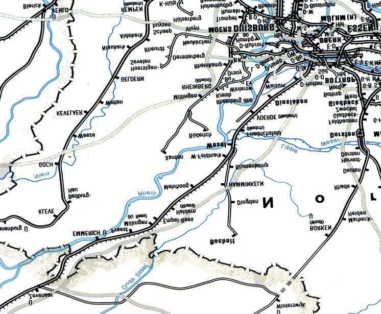 Projekt Nr. 9 - Neue Vorhaben - ABS (Amsterdam-) Grenze D/NL Emmerich Oberhausen (1. Baustufe) Emmerich Oberhausen 1.