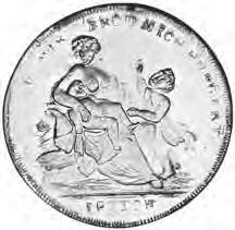 504 Zinn-Medaille 1817, von Stettner. 35,8 mm.