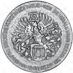 st 25,- 537 Bronze-Medaille o.j., von C.S. Luber. 45 mm. Erl. (Nachtr.