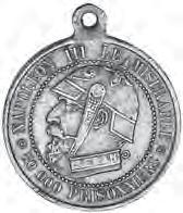 774 1 Centime 1861, Paris. Gad. 87. vz+ 25,- 775 Bronze-Medaille 1870.