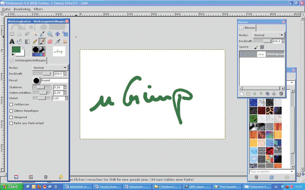 Die Open-Source-Software GIMP ist ein sehr bekanntes Bildbearbeitungsprogramm, das eine große Anzahl von Funktionen bietet.