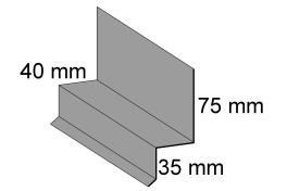 000 mm) Zubehör Profilfüllerleiste aus Polyäthylenschaum zum Schließen der