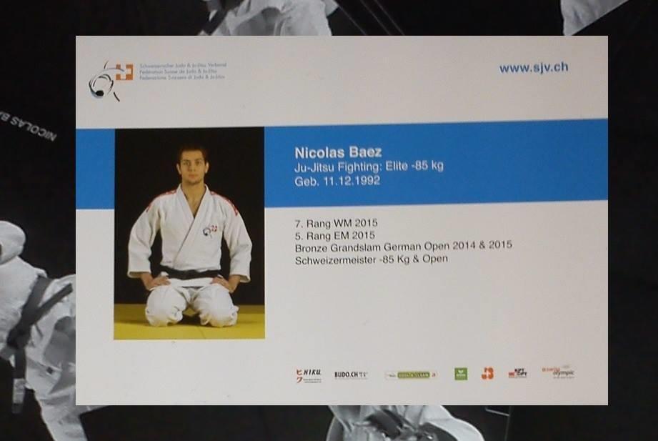 2016: Nicolas Baez kommt auf Platz 5 der Ju-Jitsu Fighting