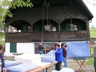 08. Mai 2010: Hüttenputz und Arbeitstag