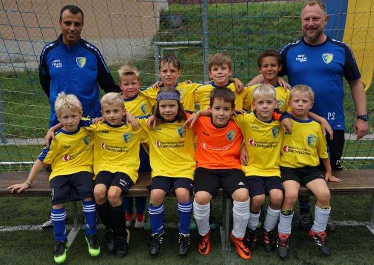 Die F2 Junioren des FC Oberdorf werden