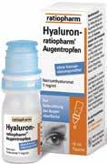 Hyaluronratiopharm Augentropfen 10 ml statt 12,95 1) 5,98 100 ml = 59,80 43%