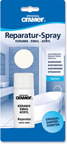 3..20 CRAMER Reparatur-Spray 50 ml für Keramik, Email und Acryl Ersatz-Spray zum Reparatur-Set, farbtongenau. TÜV-zertifiziert!