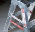 4997005 zusätzlich bestellt werden Leiterfußverlängerung für Quertraverse Einhängehaken flach für Anlegeleiter Höhenausgleich für einen sicheren Stand auf