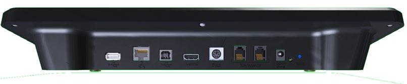 1 2 3 4 5 6 7 8 9 1 USB-A-Anschluss: Laden der Daten (Konfiguration eines Spiels, Liste der Spieler oder Mannschaften, Partnerlogos usw.) ausgehend von einem USB-Stick.
