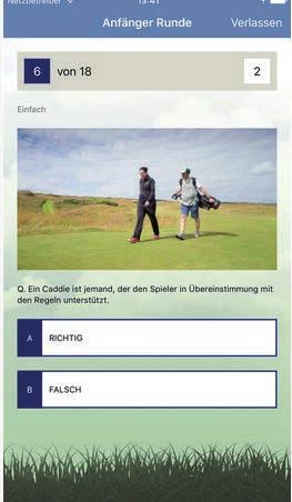 Die Offizielle Golfregel-App deckt jedes Thema ab, das in einer Runde Golf auftreten kann.
