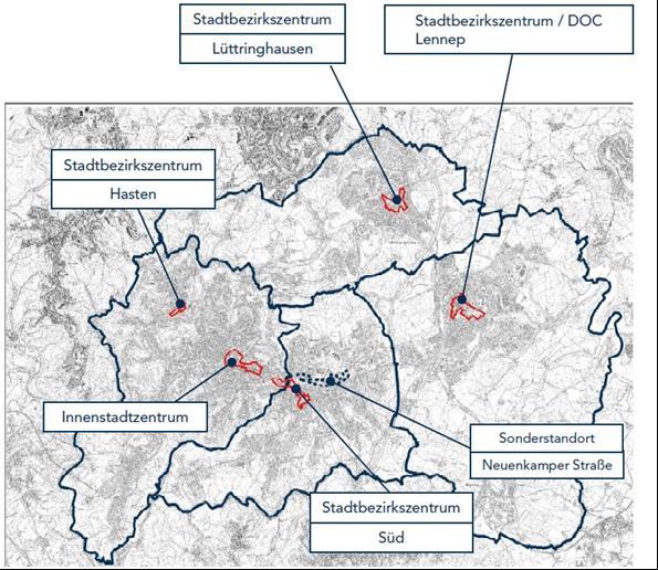 30 Abbildung 03: Zentren- und Standortstruktur in Remscheid Quelle: [D], S.