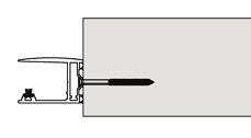 Grenzmasse & Montagemöglichkeiten Bezeichnungen und Grenzabmessungen C B H F D G A E A.Lichte Breite, max. 3250 mm B.Lichte Höhe, max. 2500 mm C. Sturzhöhe D. Seitl. Platzlinks E. Seitl. Platz rechts F.