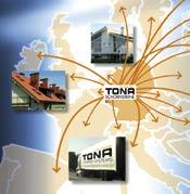 TONA Kurzportrait TONA Kurzportrait Das Unternehmen TONA produziert als mittelständisches Familienunternehmen seit 1891 Keramikprodukte und gehört zu Deutschlands führenden Herstellern von Abgas- und