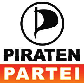 Liste 7 Piratenpartei Deutschland 0700 Gesamtliste PIRATEN Russell, René 0701 Versicherungsvertreter, 1966, Leherheide