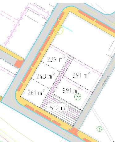 Abbildung 2: Baufeld W vergrößert, Quelle: Siedlungswerkstatt, überarbeitet von Planstatt Senner