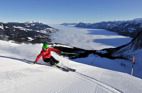 Winter-Erlebnisse Wintersport Im Herzen der Schweiz präsentiert sich der Schneespass von seiner schönsten Seite.