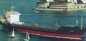 Schiffsbeteiligung 3 - MS "PLATA" (verkauft) Schiffstyp: Bauwerft: Ablieferung: 1978 Emission: 1978 Verkauf: 1989 Technische Daten: TEU: 6 tdw; 12,8 Knoten: 18.3 Reederei: F.