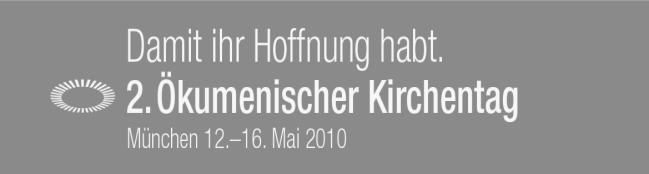 000 Teilnehmende werden zum 2. Ökumenischen Kirchentag (2. ÖKT) vom 12. bis 16. Mai 2010 in München erwartet.