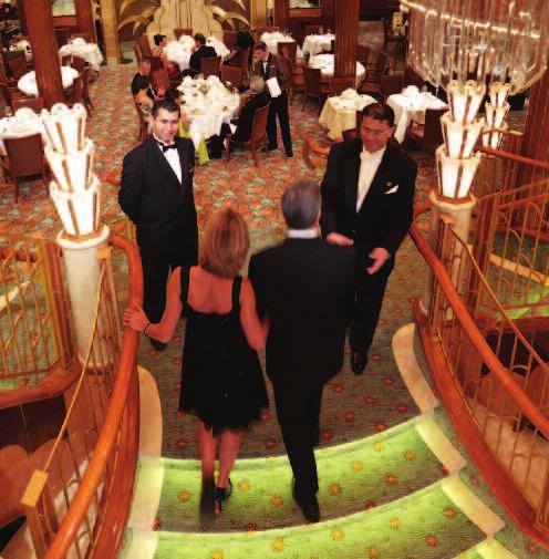 Restaurants & Restaurantalternativen bei Cunard ist es Tradition, dass jeder Kabine an bord eines der vier hauptrestaurants zugeordnet ist.
