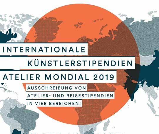 Mit «Atelier Mondial» rund um die Welt Seit dem 2. Mai 2018 läuft das Bewerbungsverfahren für das «Atelier Mondial»-Programm der Basler Christoph Merian Stiftung.