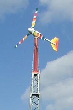 Beispiel 6 Windkraftanlagen werden als Punktelement erhoben und als Symbol dargestellt. Rot = Referenzpunkt Objektmitte 4.